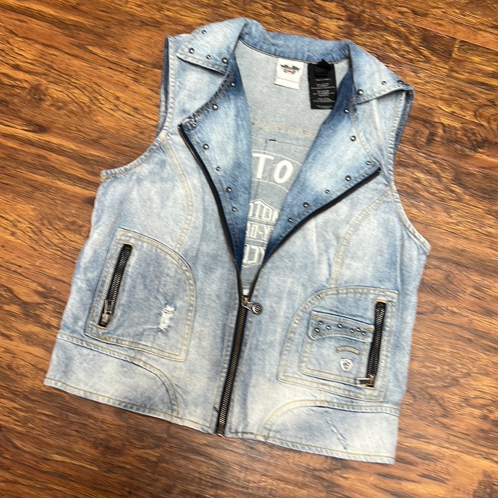 Harley-Davidson Ladies Denim Jacket - Medium